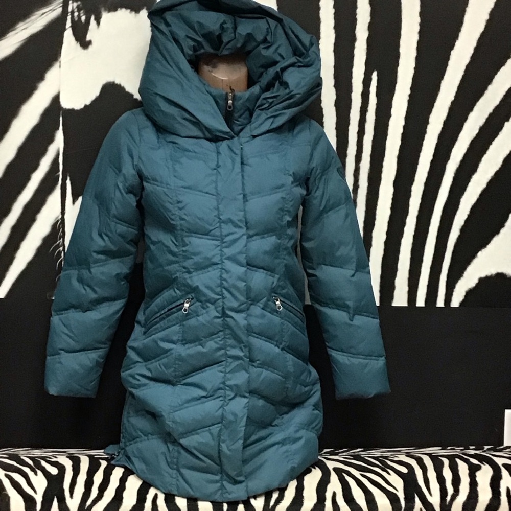 Larry Levine Teal Puffer Jacket